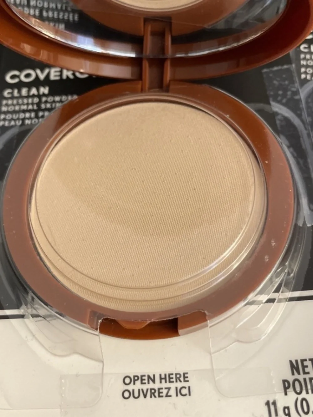 Covergirl Clean Pressed Powder, 125 Buff Beige, With Talc x3
